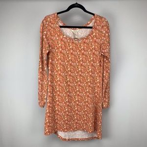 SUNDANCE Floral Long Sleeve Cottagecore Dress Small